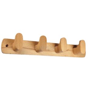 Heavy duty wooden wall hooks