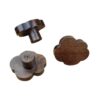 Dark matte polished Cloud-Shaped Wooden Knobs