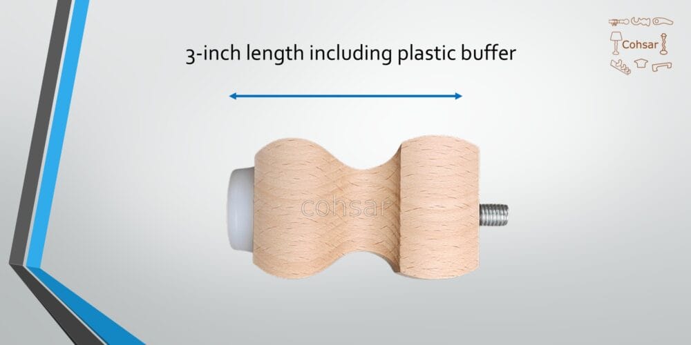 Wooden furniture feet