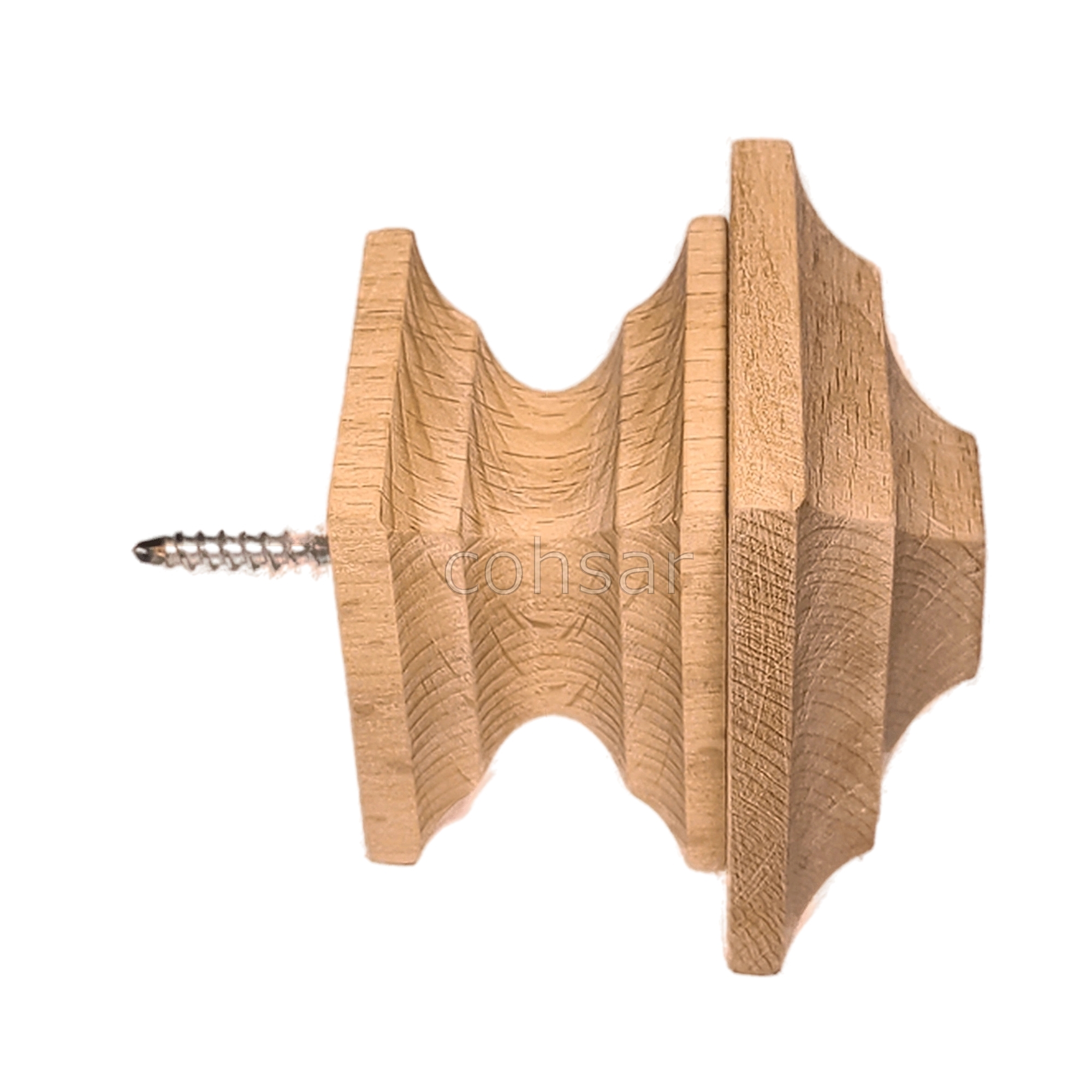 Heavy duty wooden wall hooks