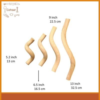 Wooden cabinet handles