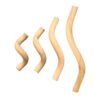 Unique Twisted Pull Handles in wood