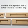 Wood recessed Handle For Sliding Doors