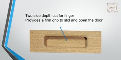 Premium Wood Recessed Flush Door Pull Sliding Barn Door