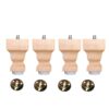 Wooden chair feet