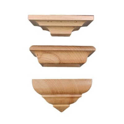 Pack of 3 pieces, Handmade Floating Wood Wall Shelf,  Plant Shelf, Wall Mounted Shelf for Kitchen Bathroom