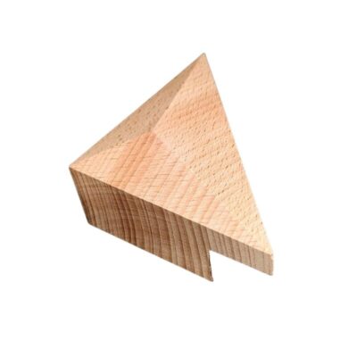 Premium Triangle Shape Wooden Knob for Enhancing Your Cabinets, Wardrobes, and Doors