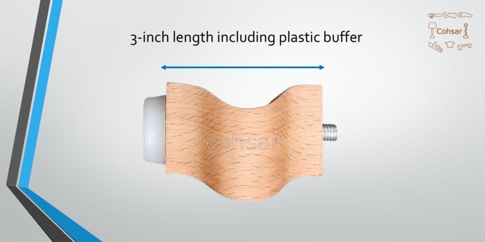 Solid wood furniture feet