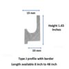 long conceal handle wardrobe idea