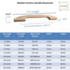 manufacturer of Oak Wooden Door Handle for Cabinets