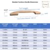 wooden kitchen pull handles